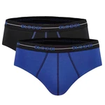 sloggi Slip Herren Slips Start midi C2P box (2er Pack) Dunkelblau/Blau