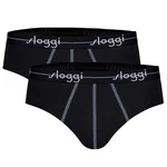 sloggi Slip Herren Slips Start midi C2P box (2er Pack) Dunkelblau/Schwarz/Blau