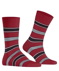 FALKE Socken Marina Stripe Lila/Rot/Dunkelrot/Bordeaux