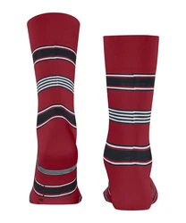 FALKE Socken Marina Stripe Lila/Rot/Dunkelrot/Bordeaux