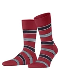 FALKE Socken Marina Stripe Lila/Rot/Dunkelrot/Bordeaux