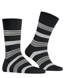 FALKE Socken Marina Stripe Schwarz