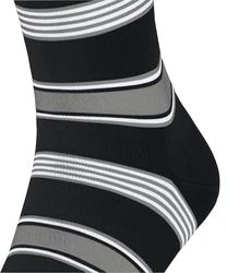FALKE Socken Marina Stripe Schwarz