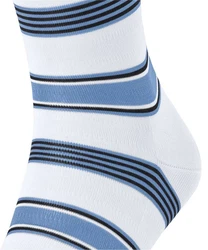 FALKE Socken Marina Stripe Hellblau/Blau/Weiß/Dunkelblau/Grau