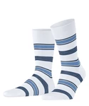 FALKE Socken Marina Stripe Hellblau/Blau/Weiß/Dunkelblau/Grau