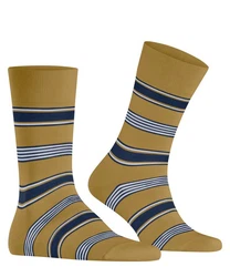 FALKE Socken Marina Stripe Beige/Gelb/Braun