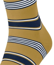 FALKE Socken Marina Stripe Beige/Gelb/Braun