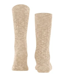 FALKE Socken Carved Pile Beige/Weiß/Khaki/Braun