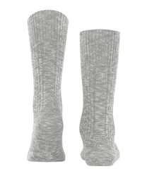 FALKE Socken Carved Pile Grau/Dunkelgrau/Weiß/Hellgrau/Silber