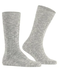 FALKE Socken Carved Pile Grau/Dunkelgrau/Weiß/Hellgrau/Silber