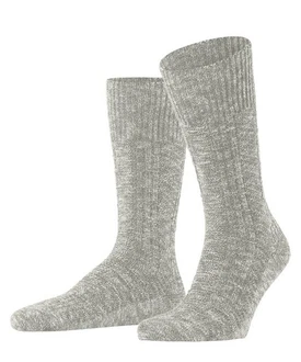 FALKE Socken Carved Pile Grau/Dunkelgrau/Weiß/Hellgrau/Silber