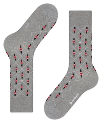 Burlington Socken Guard Rot/Grau