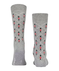 Burlington Socken Guard Rot/Grau