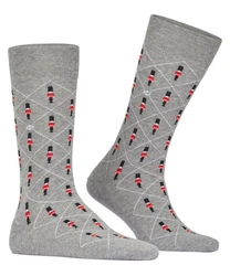 Burlington Socken Guard Rot/Grau