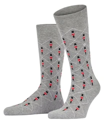 Burlington Socken Guard Rot/Grau