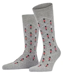 Burlington Socken Guard Rot/Grau