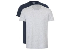 Emporio Armani Unterziehshirt Crew Neck Blau/Grau