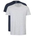 Emporio Armani Unterziehshirt Crew Neck Blau/Grau