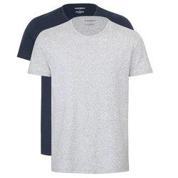 Emporio Armani Unterziehshirt Crew Neck Blau/Grau