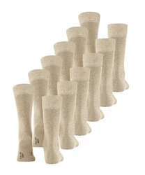 FALKE Socken Happy (6-Paar) Set Weiß/Beige/Khaki/Braun
