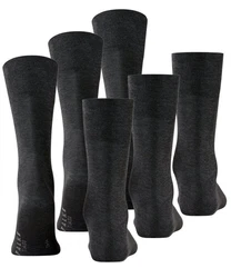 FALKE Socken Tiago 3-Pack anthrazit