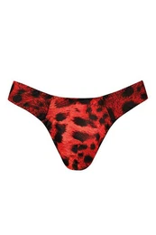String Herren-String in rot/schwarz - L