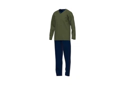 TOM TAILOR Pyjama Nevada (Set, 2 tlg) V-Ausschnitt zweifarbig