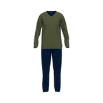 TOM TAILOR Pyjama Nevada (Set, 2 tlg) V-Ausschnitt zweifarbig