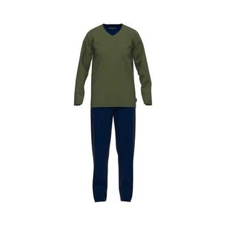 TOM TAILOR Pyjama Nevada (Set, 2 tlg) V-Ausschnitt zweifarbig