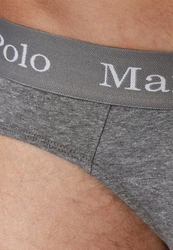 Marc O'Polo Slip Elements Organic Cotton 6er Pack Dunkelgrau/Grau/Braun