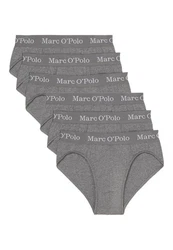 Marc O'Polo Slip Elements Organic Cotton 6er Pack Dunkelgrau/Grau/Braun