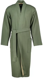 Caw Herrenbademantel Herren Bademantel Kimono Form, Baumwolle, Kimono Kragen, Grtel, Baumwolle