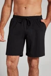 JP1880 Schlafanzug Hose Homewear Shorts Schwarz/Dunkelgrau