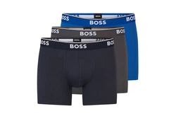 BOSS Boxer Brief 3P Power (Dreierpack) Dunkelblau/Blau/Gold/Braun