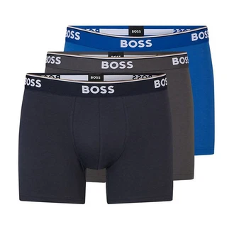 BOSS Boxer Brief 3P Power (Dreierpack) Dunkelblau/Blau/Gold/Braun BOSS Boxer Brief 3P Power (Dreierpack) Dunkelblau/Blau/Gold/Braun