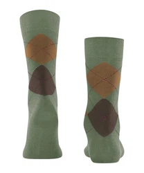 FALKE Socken Sensitive Argyle Dunkelgrün/Grün