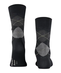 Burlington Businesssocken Schwarz/Dunkelgrau
