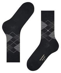 Burlington Businesssocken Schwarz/Dunkelgrau