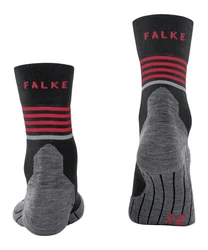 FALKE Laufsocken RU4 Endurance Reflect Rot/Schwarz/Dunkelgrau/Hellgrau