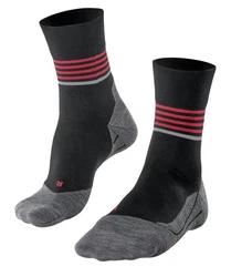 FALKE Laufsocken RU4 Endurance Reflect Rot/Schwarz/Dunkelgrau/Hellgrau