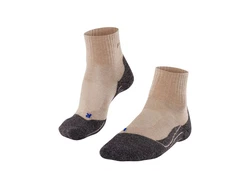 FALKE Kurzsocken Damen Sportsocken TK2 Short Cool Trekking Beige/Grau/Gelb/Braun