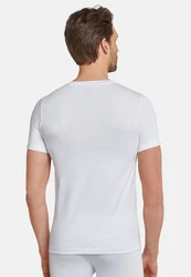 Schiesser Unterhemd 2er Pack Long Life Cotton Weiß/Grau