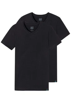 Schiesser Unterhemd 2er Pack Long Life Cotton