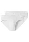 Schiesser Slip Long Life Cotton 2er Pack Weiß/Creme