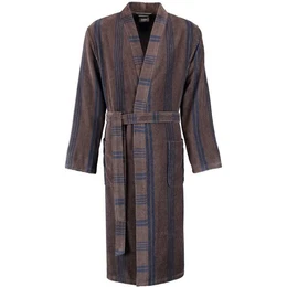 Caw Herrenbademantel Struktur 2508 Kimono Velours, Kimono, 100% Baumwolle