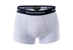 Emporio Armani Boxer Basic Pants Cotton Stretch Trunk Wei/Schwarz/Grau
