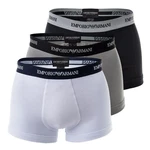 Emporio Armani Boxer Basic Pants Cotton Stretch Trunk Wei/Schwarz/Grau