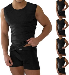 Unterhemd 4 Stck Herren-Unterhemd mit extra-breiten Trgern extra breite Trger