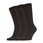 FALKE Kurzsocken Airport SO 3P Dunkelbraun/Schwarz/Grau