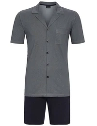 Pyjama Herren Shorty mit Knopfleiste 'Classic' 3241313